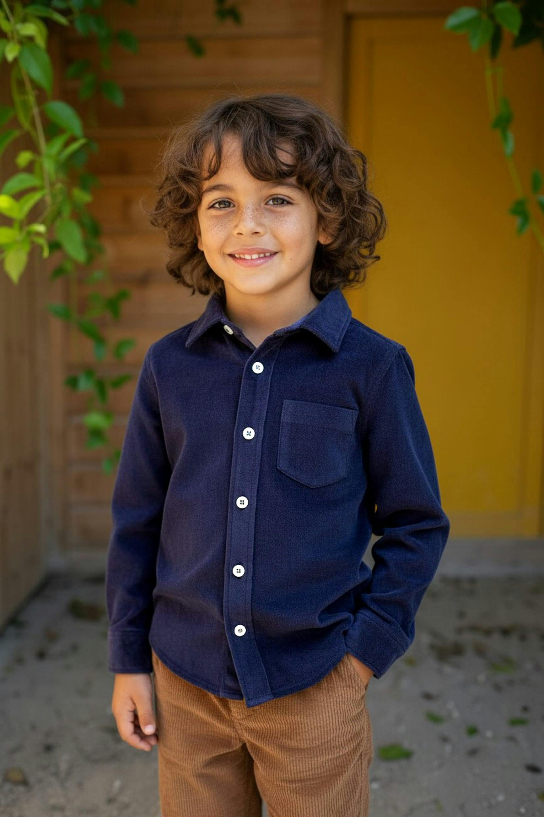 Navy Jacob Buttondown Shirt