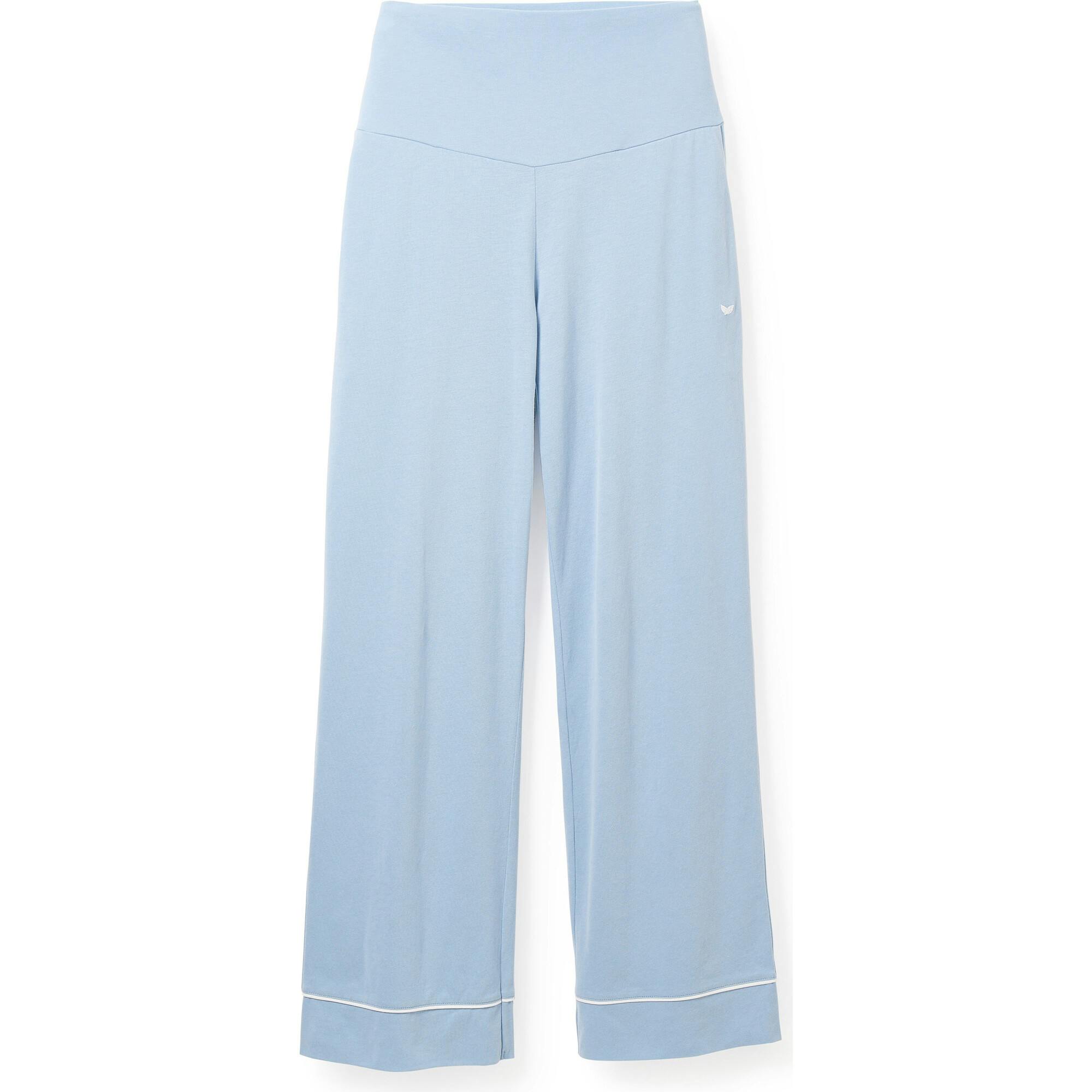 Women's Pima Maternity Pants in Periwinkle