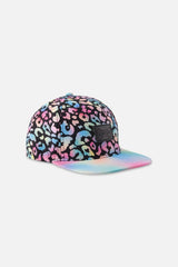 Cap Black Animal Print
