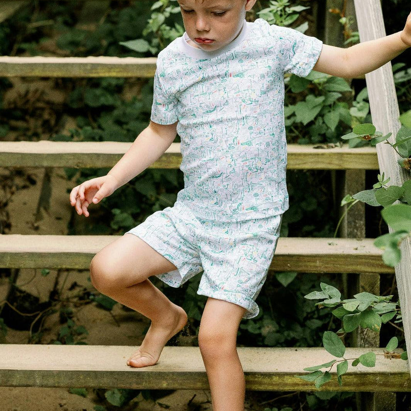 Golf Kids Short Pajama Set
