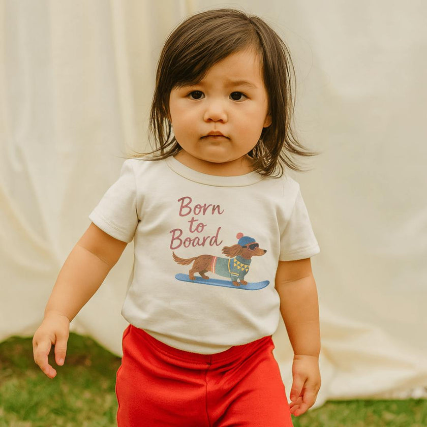graphic tee | born to board