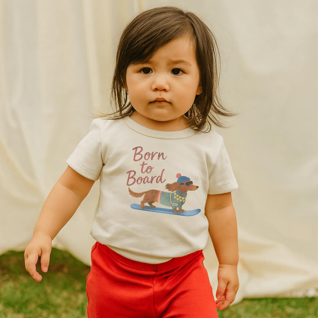 graphic tee | born to board