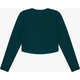 Tenly Rayon Rib Curved Hem L/S Top