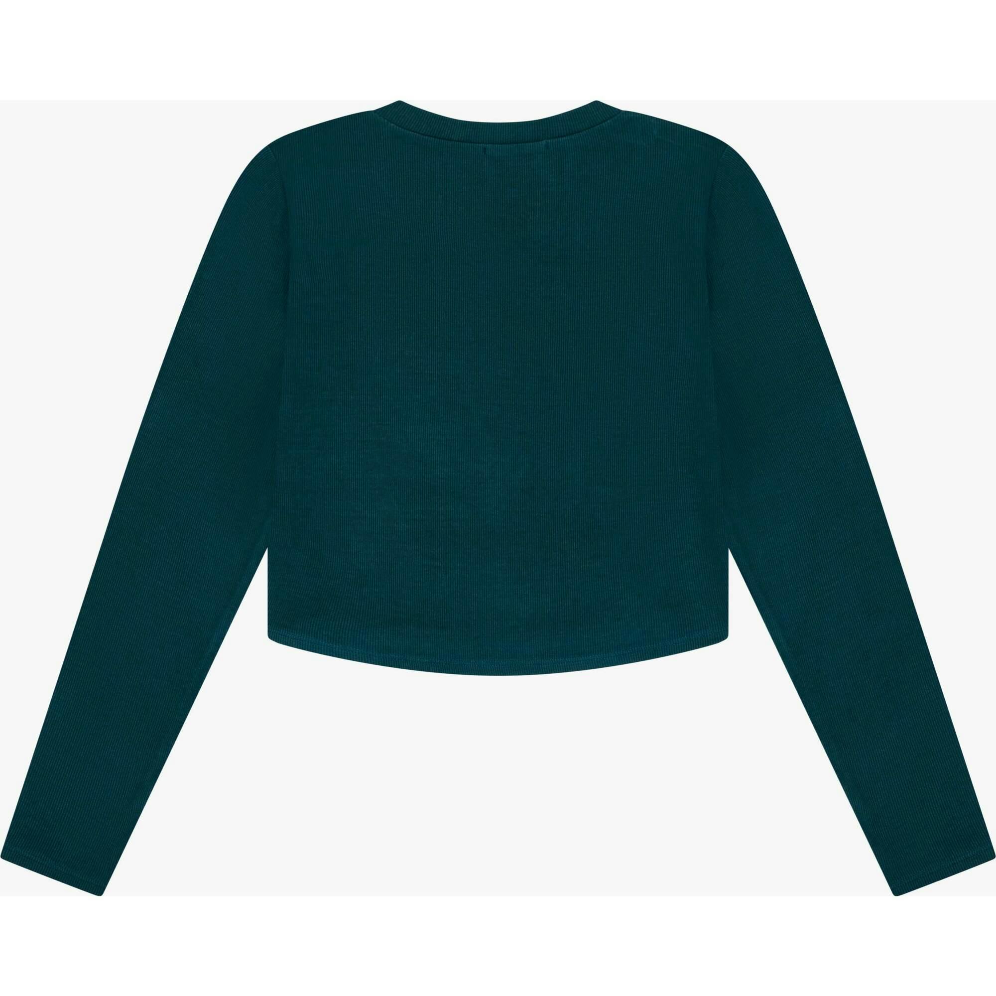 Tenly Rayon Rib Curved Hem L/S Top