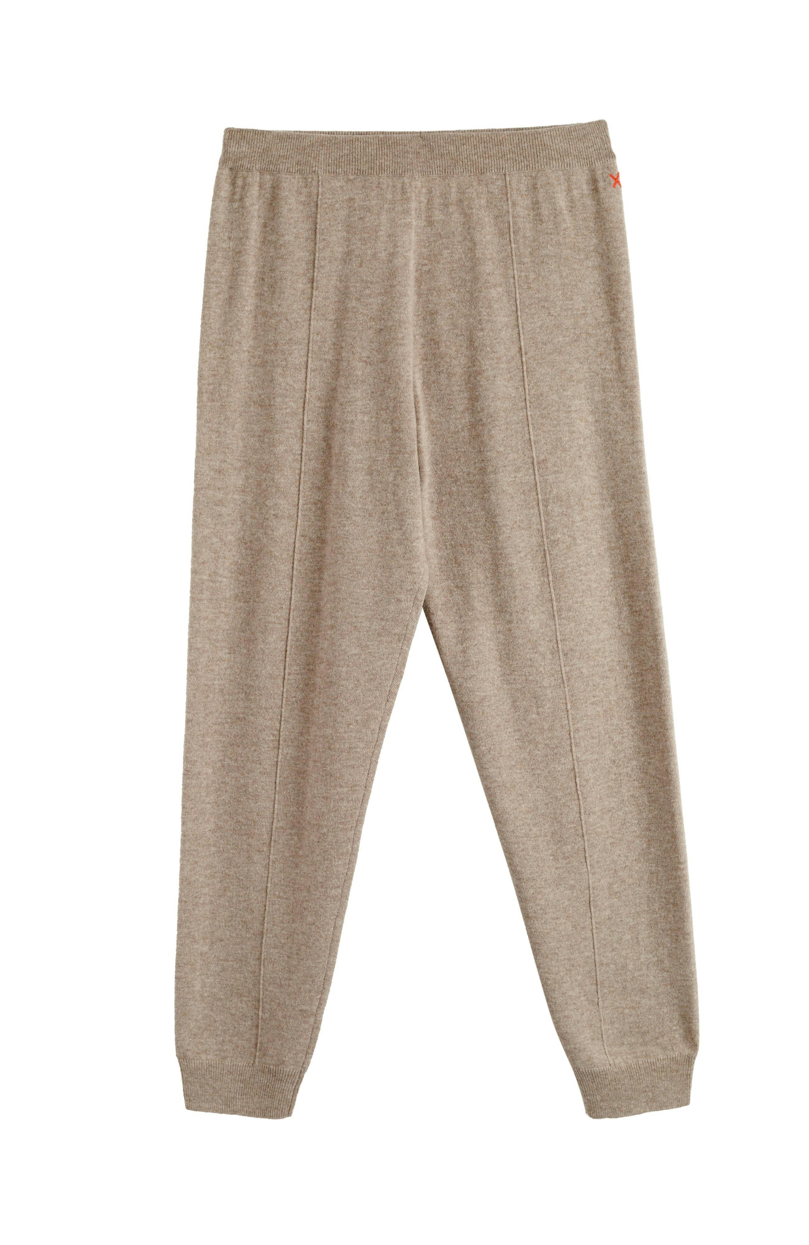 Wool Cashmere Cuffed Joggers