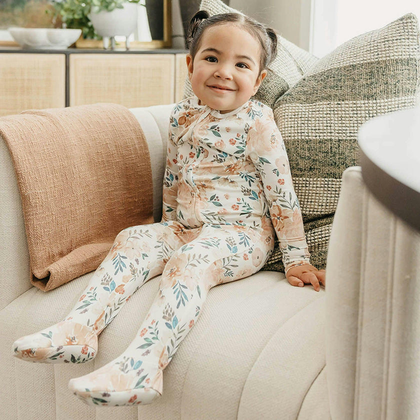 Zip-Up Footie Pajama - Autumn
