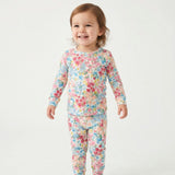 Petal Parade Long Sleeve & Pants Kids Pajamas