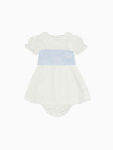 Vega Ceremony Baby Girl Set with Silk Sash