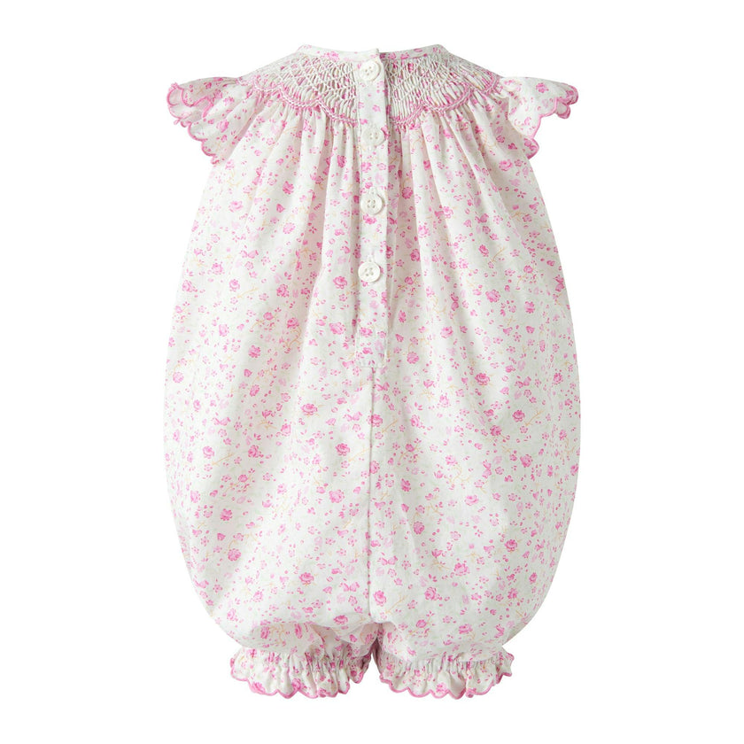 Floral Smocked Babysuit