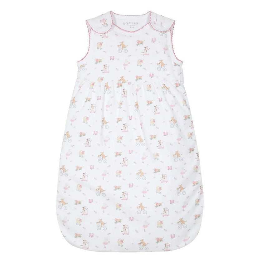 Roller Pups Girl Pima Cotton Sleep Sack