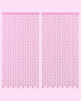 Pink Disco Curtain - iridescent foil curtain