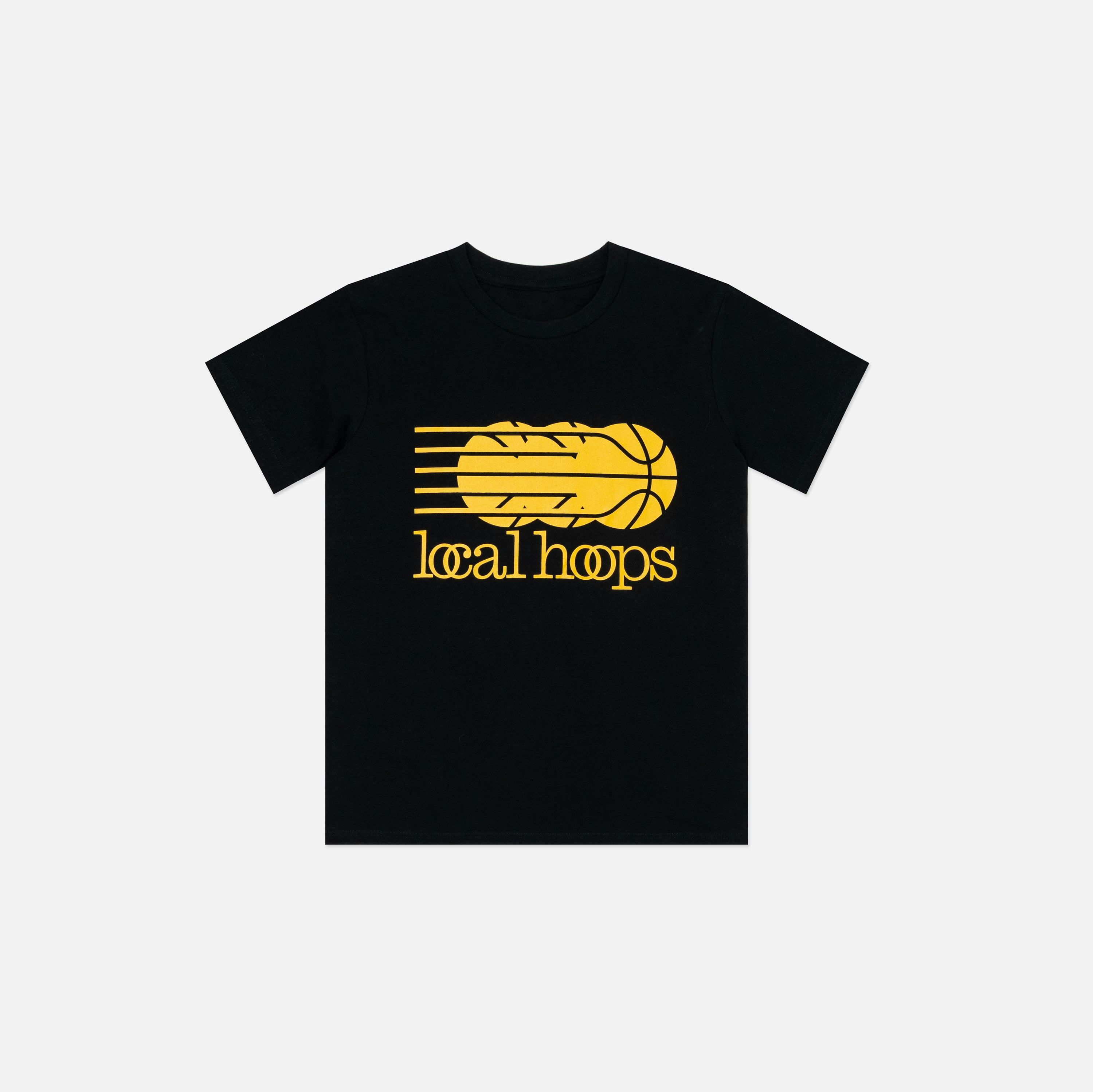 Kids Navy and Yellow Triple Ball Tee