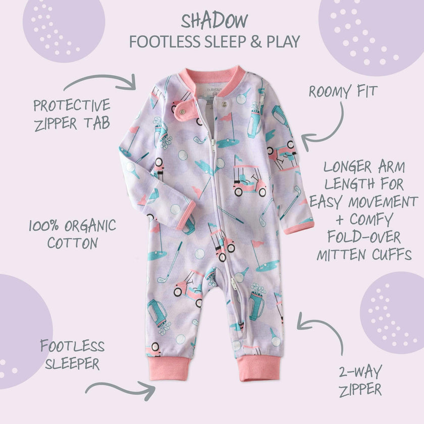SHADOW Sleep & Play Baby Pajamas for Boys & Girls