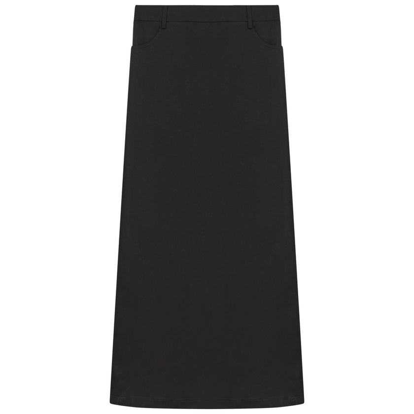 A-Line Detailed Maxi Skirt