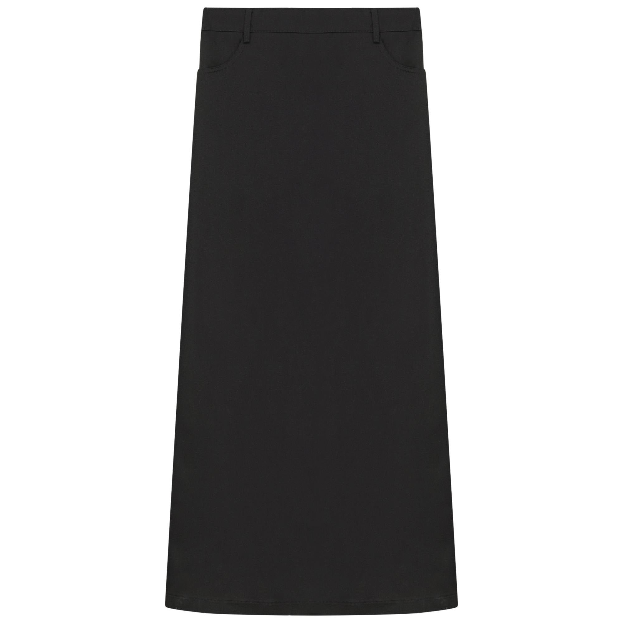 A-Line Detailed Maxi Skirt