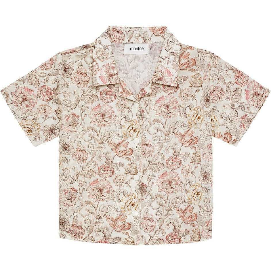 Mini Floral Print Button Down Shirt