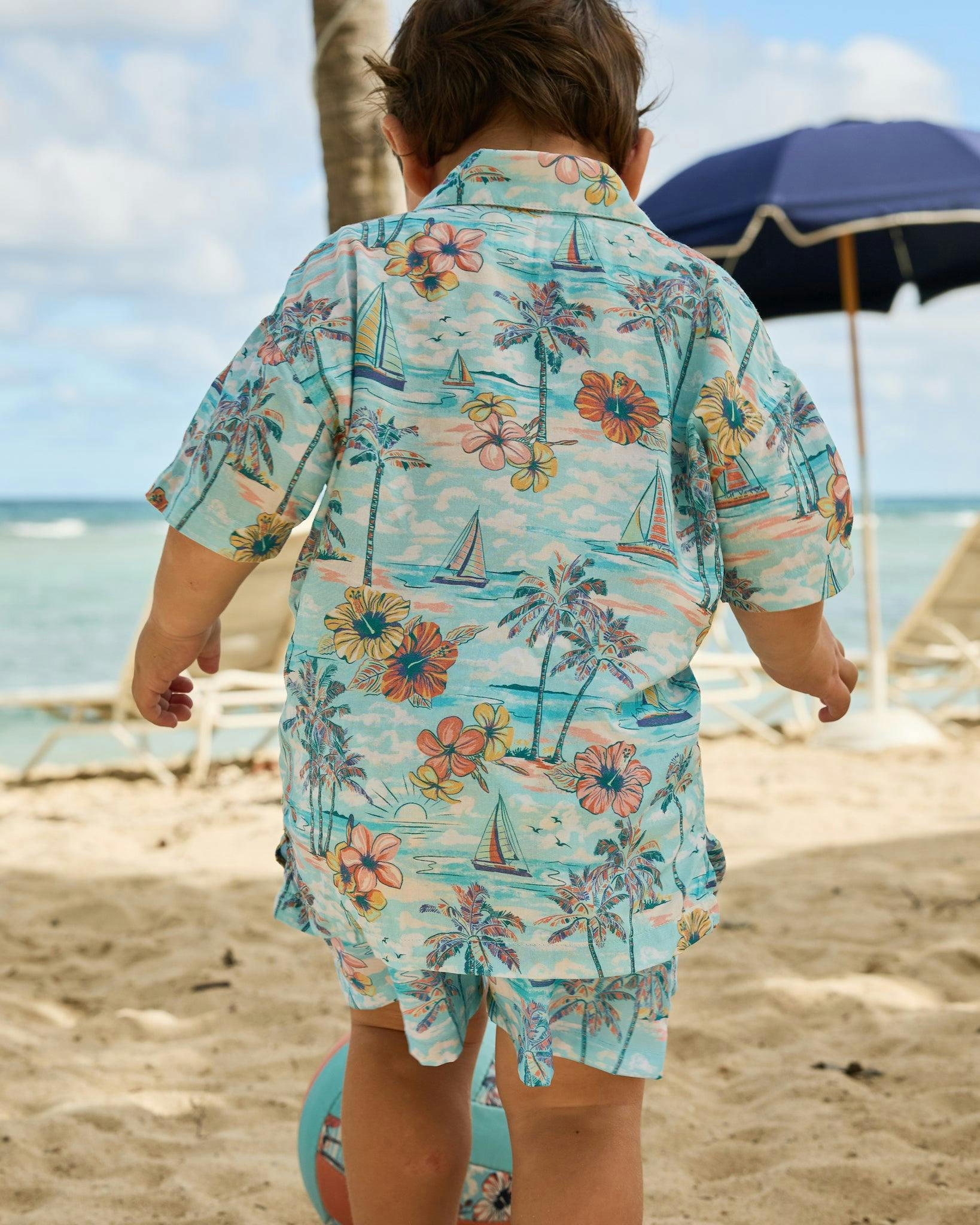 The BVIs - Boys Hawaiian Shirt