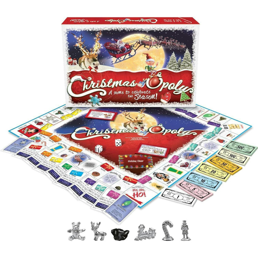 Late for the Sky Christmas-Opoly Board Game