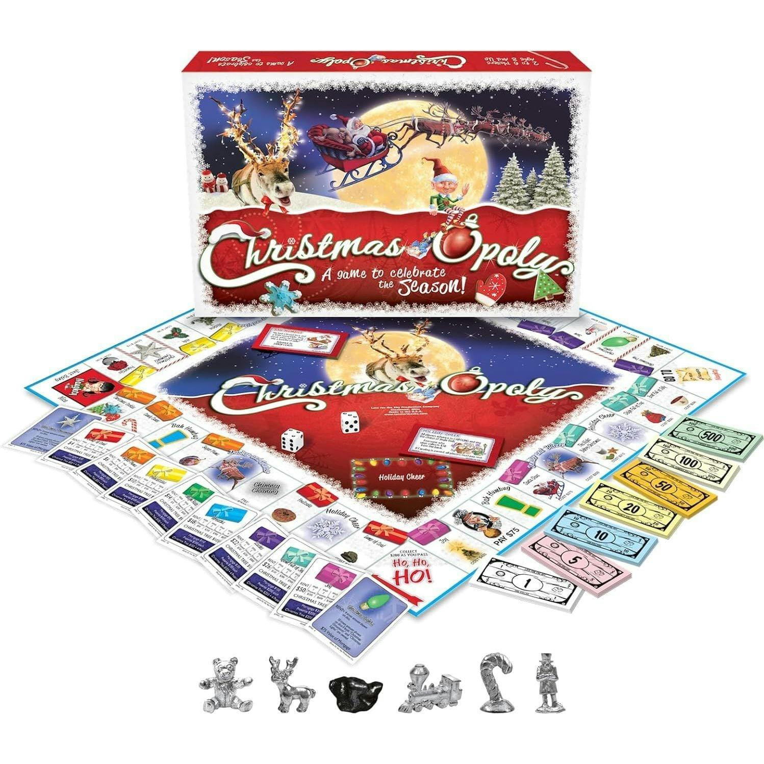 Late for the Sky Christmas-Opoly Board Game