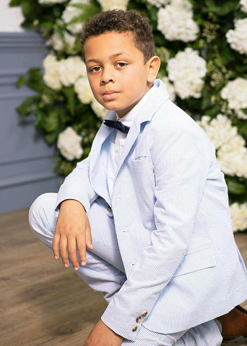 Organic Seersucker Suit Jacket