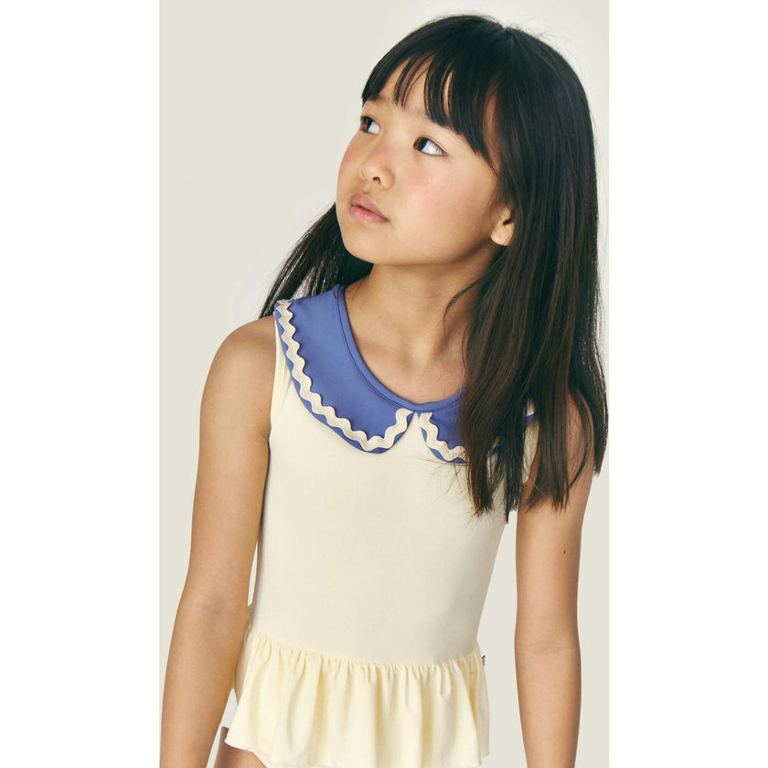 Mipounet SS26 Olie, Swimwear Ecru Blue