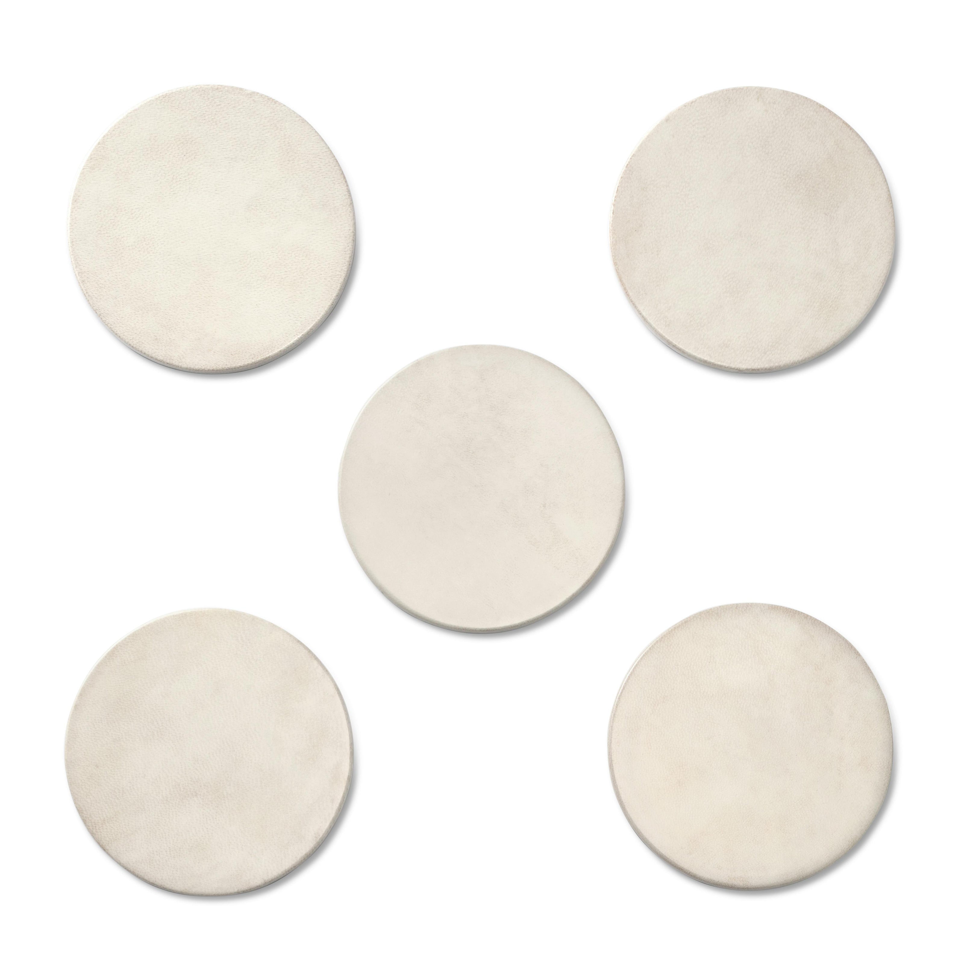 Livio Parchment Coaster Set