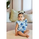 Blue Garden Romper