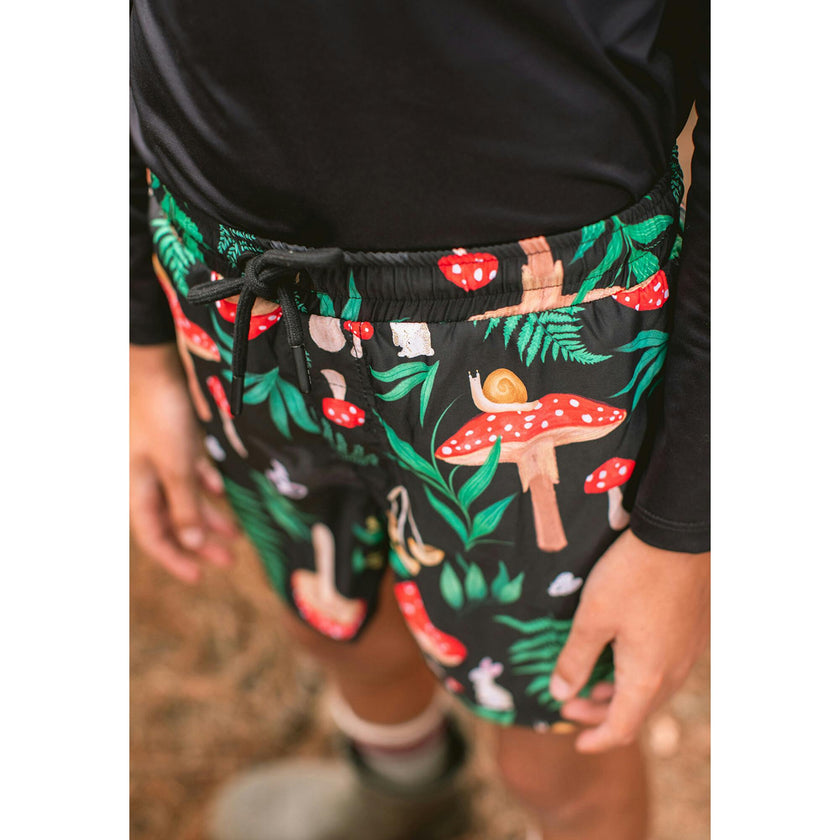 EL BOSQUE DE ALBEART NEGRO - SWIMSHORTS
