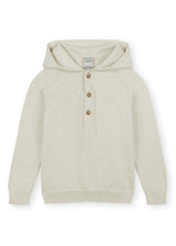 Beige Cotton Hoodie