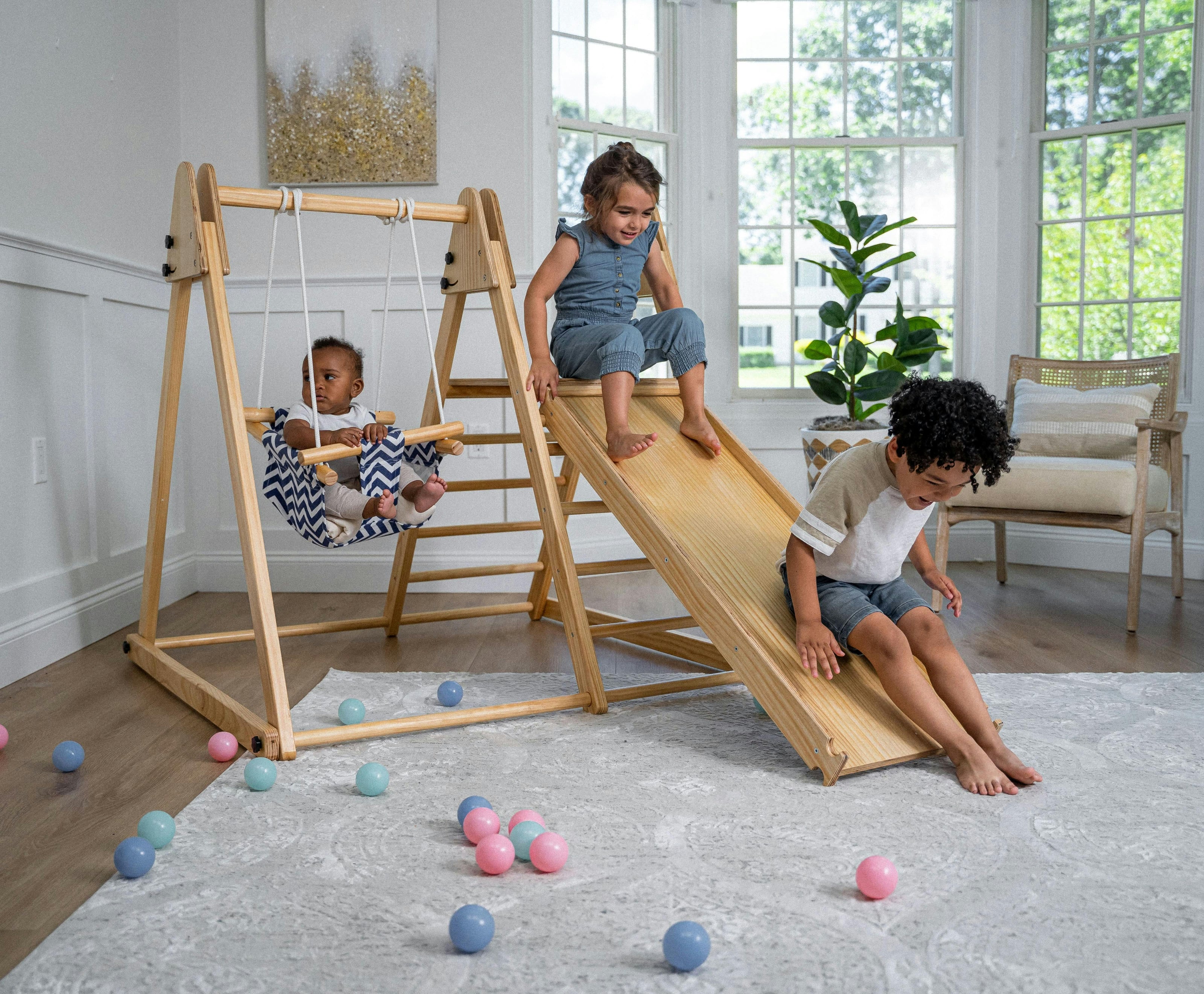 Juniper | Toddler Climber & Swing | Foldable