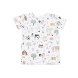 Cute Farm Animals Uni - Short Sleeve Loungewear Set