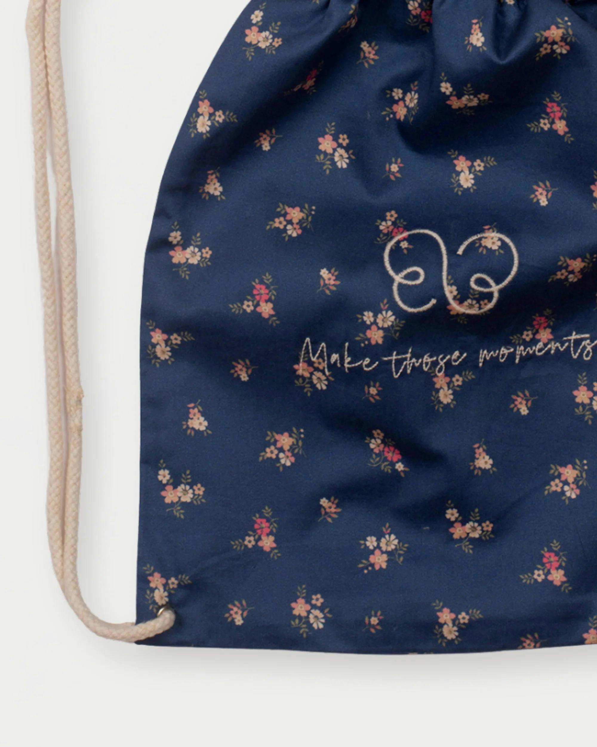 Bunny Bag - Ditsy Bouquet Navy