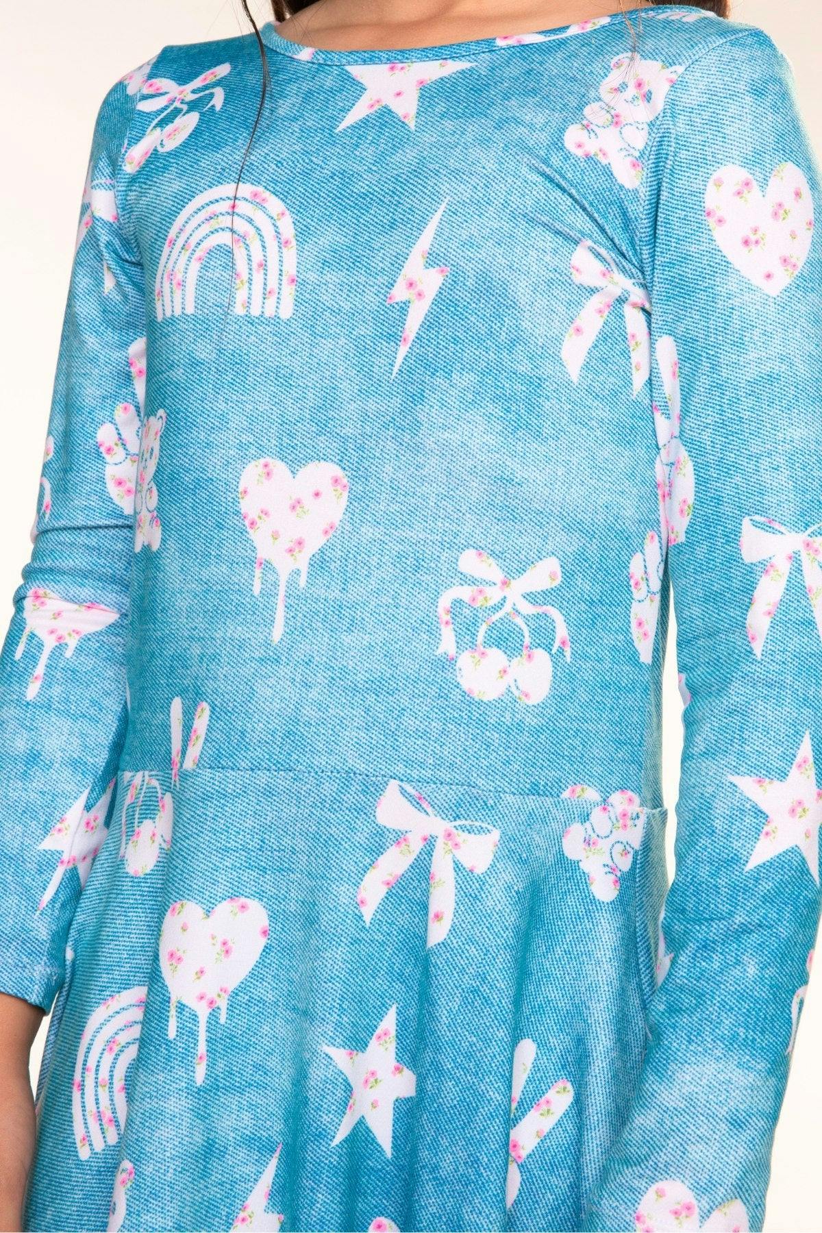 Simply Soft Long Sleeve Skater Dress
