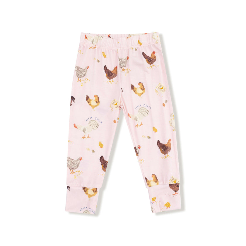Collector Chickens - Pink - Long Sleeve Loungewear Set