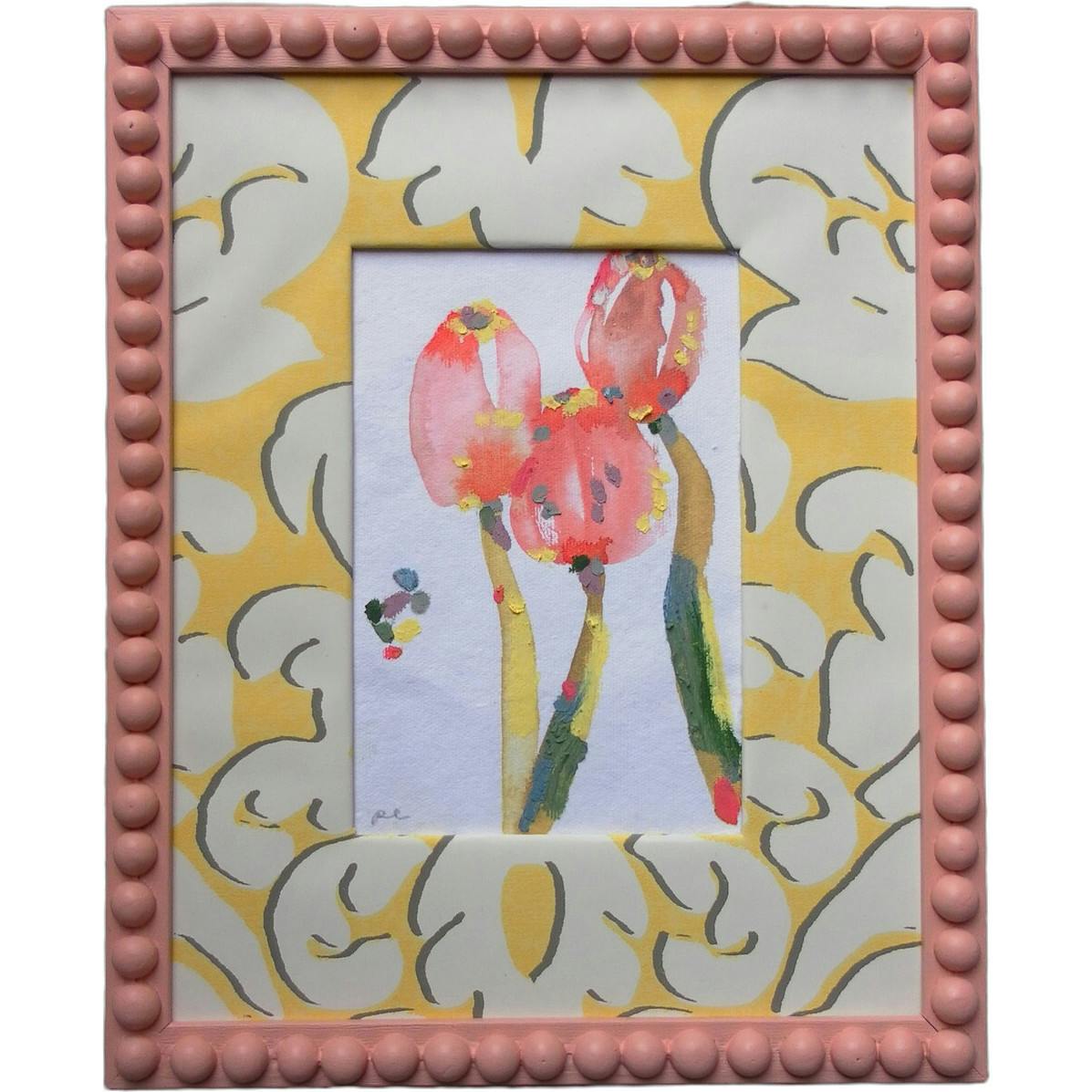 Slow Seeds No. 3 – Original Watercolor & Oil Pastel Painting