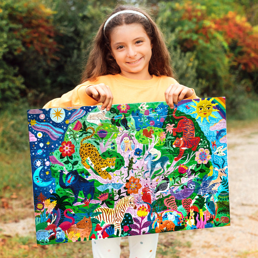 100 Piece Puzzle: Tree of Wildlife