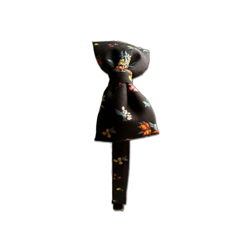 Liberty of London Bow Headband, Brown Floral