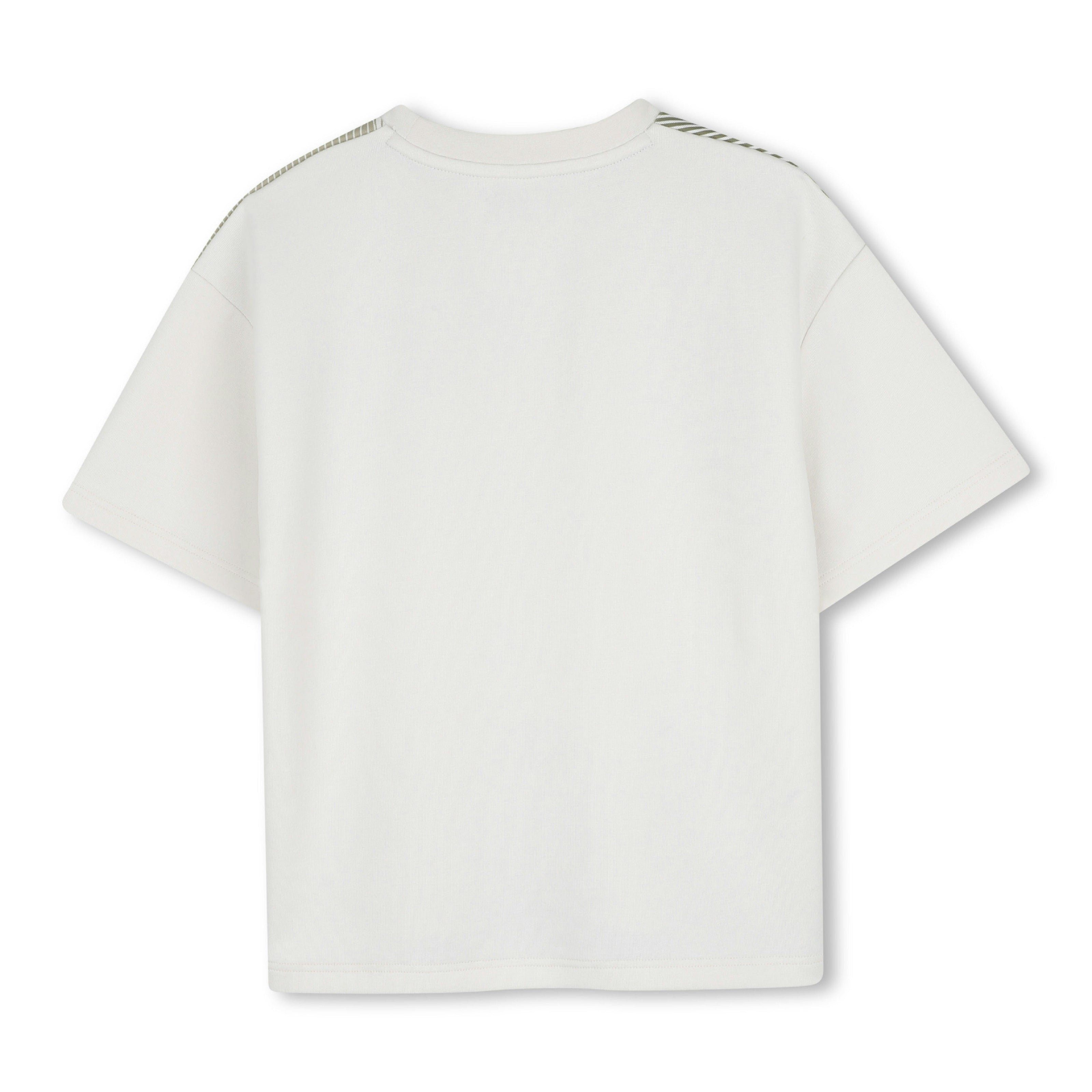 Ivory Geometric Pattern T-Shirt
