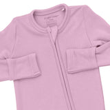 Solid Lilas - 2 Way Zipper Footie