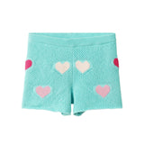 Girls Heart Crochet Set | Aqua Hearts