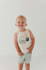 Boys Tank Top in Let's Dig