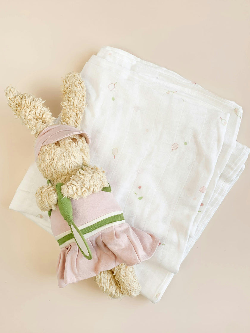 Swaddle and Ruby Bunny Plush Toy Set - Pickleball