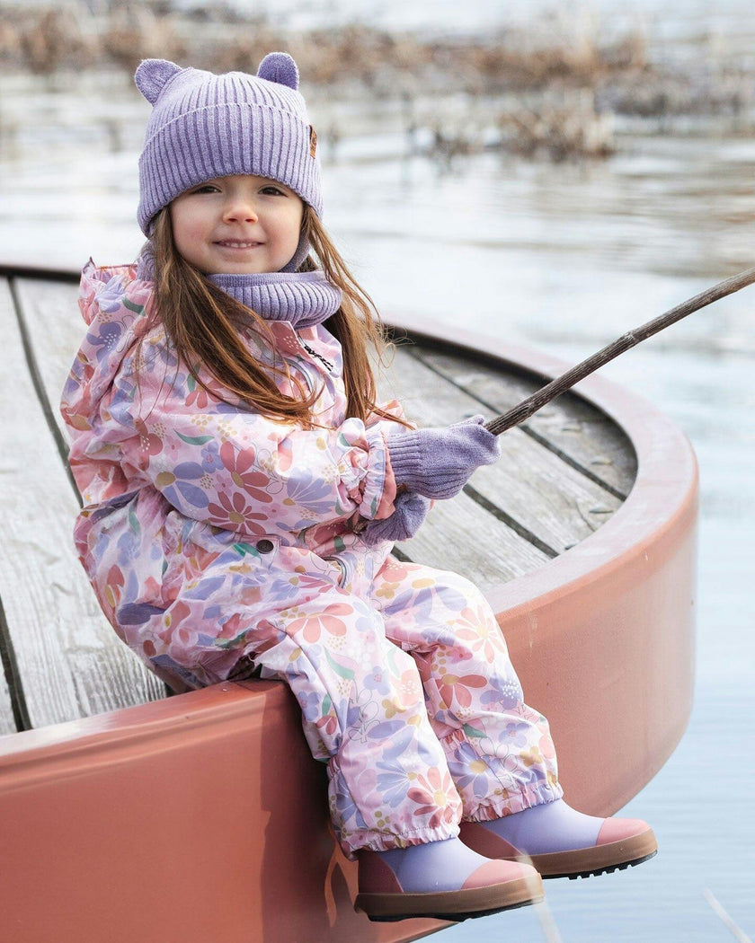 Baby Mid-Season One-Piece Outerwear With Hat