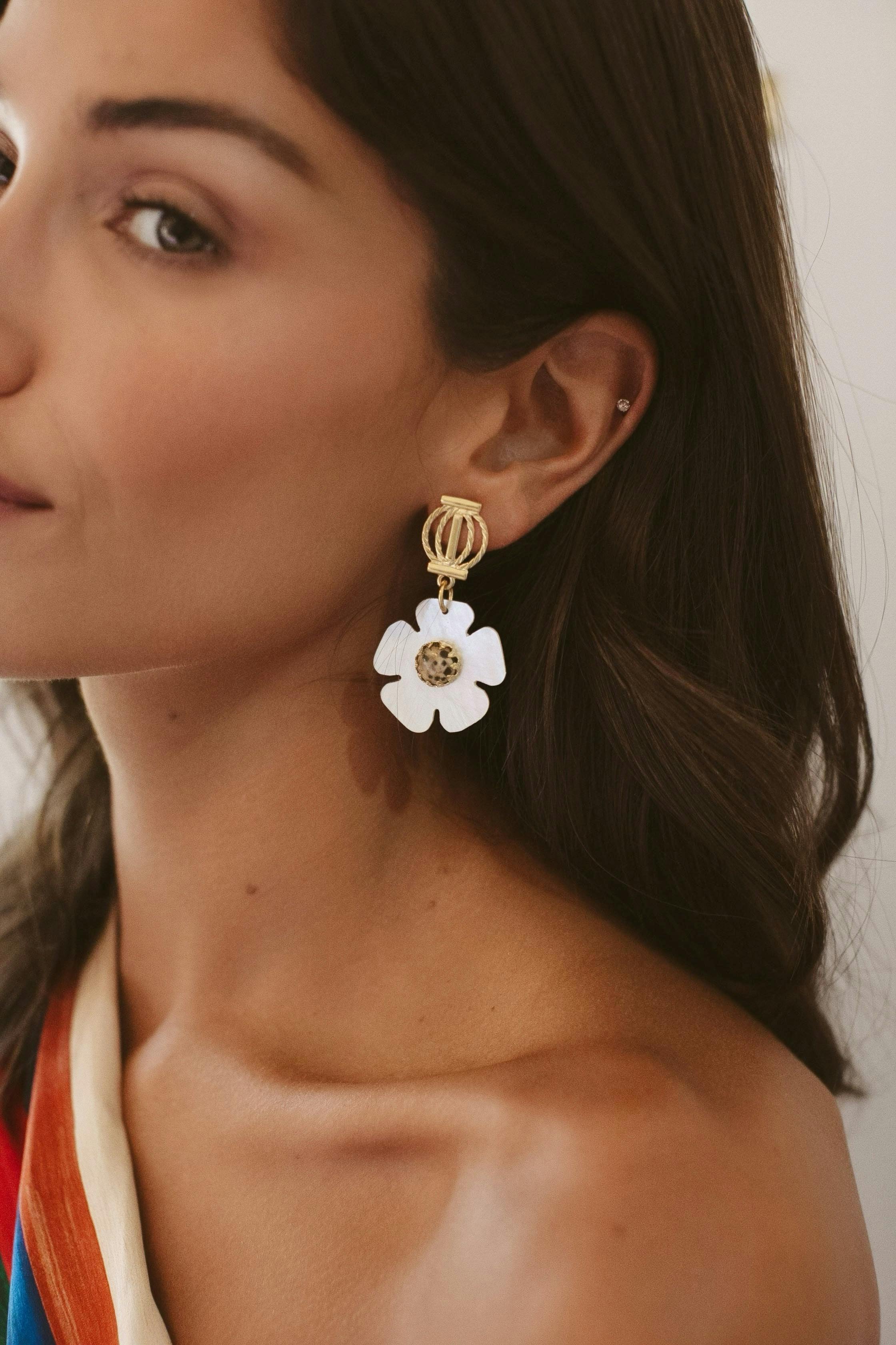Moonflower Earrings