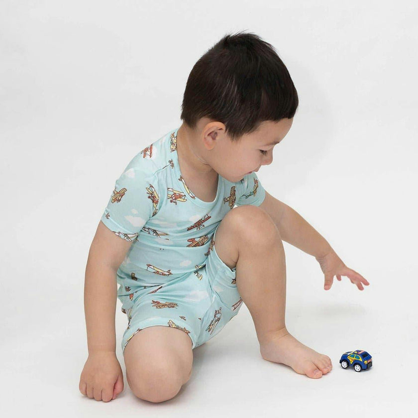 Staycation Bamboo Kids Pajama Short Sets Bundle