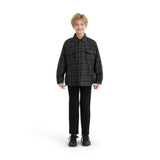 Black Plaid Flannel Shirt