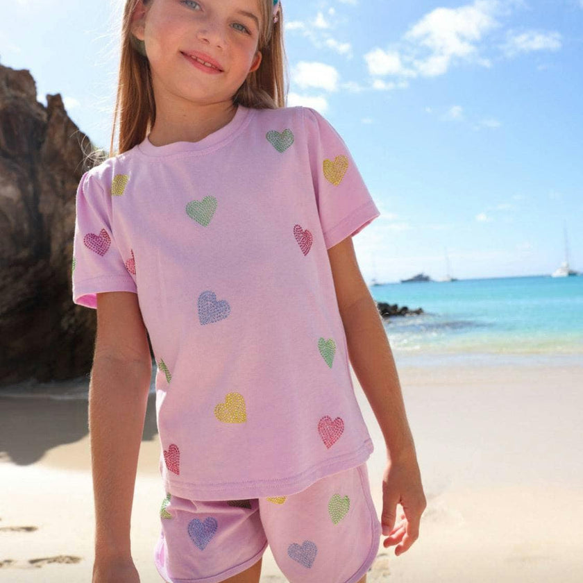 Crystal Hearts Short Set
