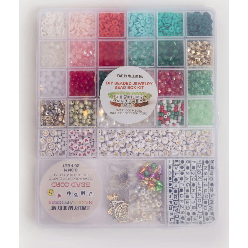 Holiday Naughty and Nice Super Extra Large Letter Bead Jewelry DIY Kit
