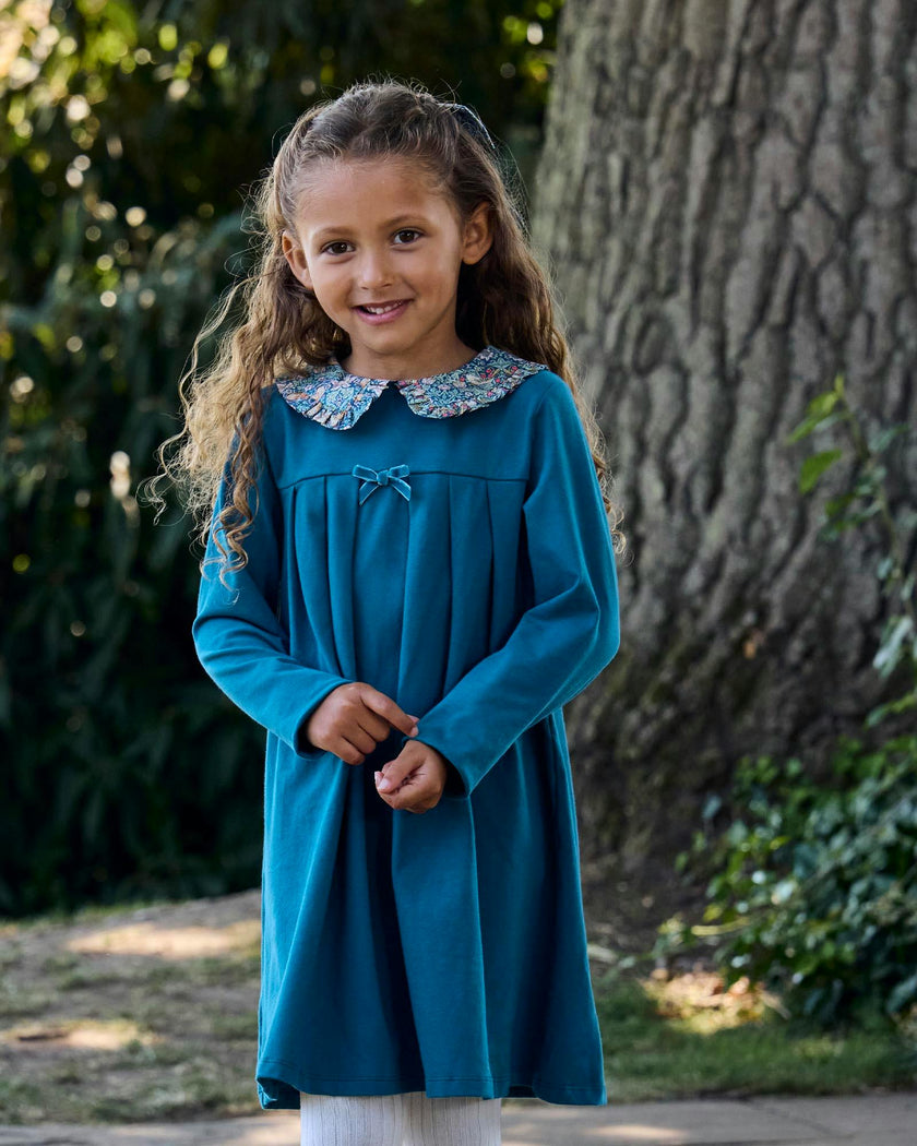 Violet Jersey Dress in Strawberry Thief
