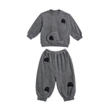 Gray Cotton Spot Set